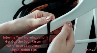 Enjoying Your Mornings and Get Out the Door Faster With These Coat Closet Organization Tips