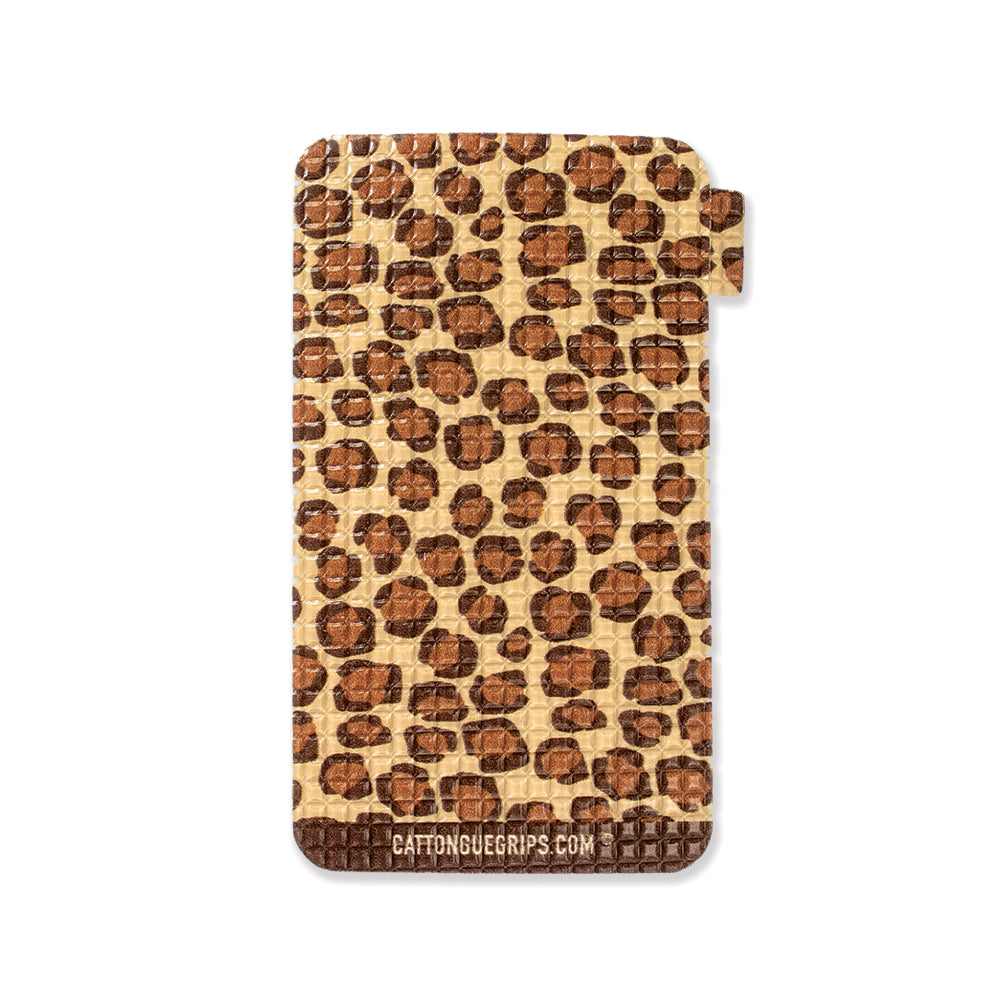 Cheetah inspired cell phone grip for your mobile device